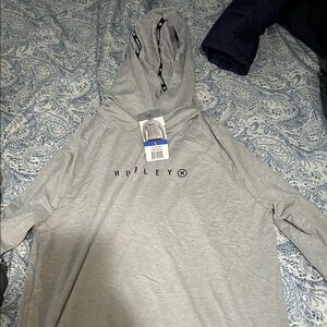 Hurley Light Gray Pullover Hoodie